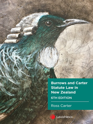 cover image of Burrows and Carter Statute Law in New Zealand